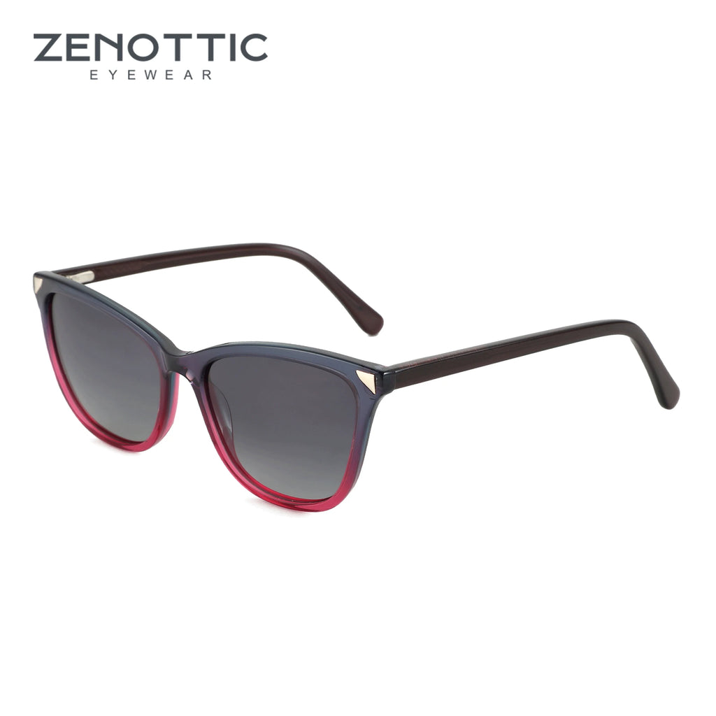ZENOTTIC 2026 Trend Cat Eye Polarized Sunglasses Women Handmade Acetate Sun Glasses Ladies Fashion Shades A23601